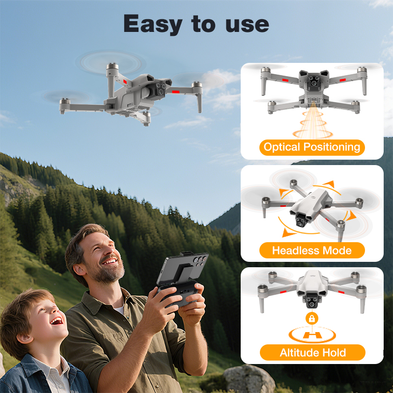 NEW Hot L017 Pro Drone Brushle - Rc Helicopter Electric recension och pris