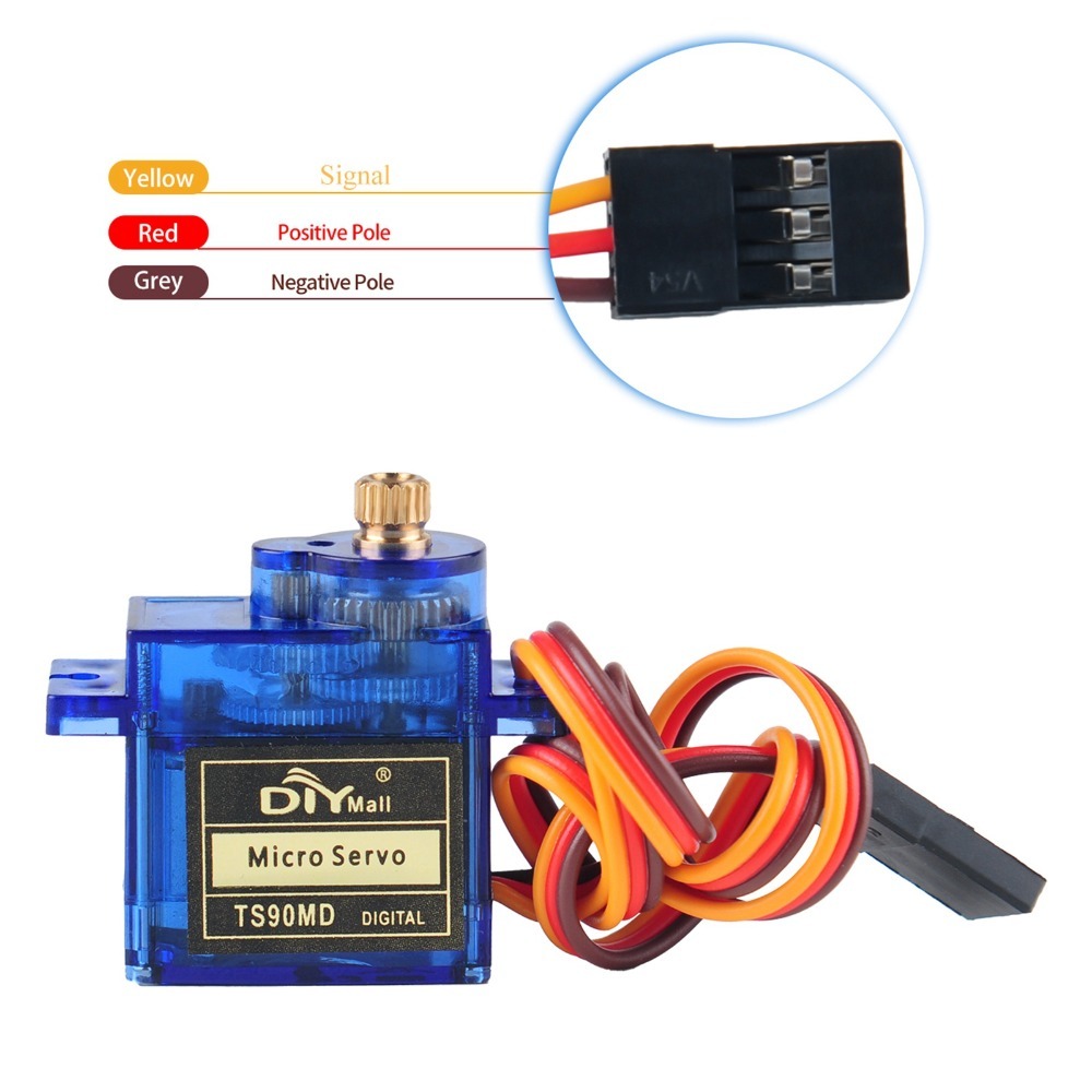 TS90MD 5/10/20/30/40/50Pcs Mic - Rc Helicopter Servo recension och pris